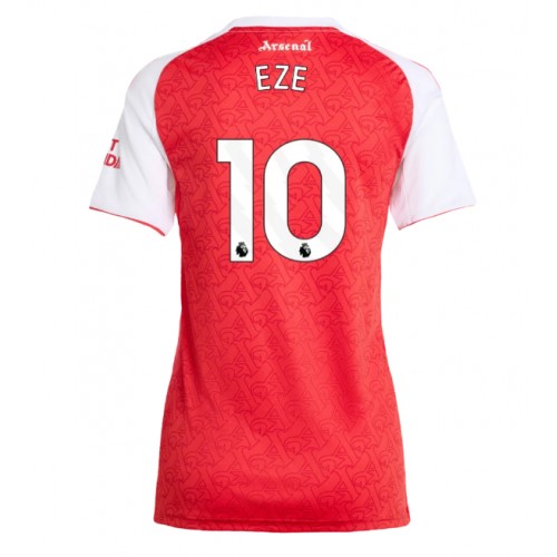 Stroje piłkarskie Arsenal Eberechi Eze #10 Koszulka Podstawowej dla damskie 2025-26 Krótki Rękaw